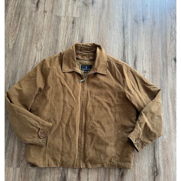 London Fog men's zip up jacket size Large REG - Picture 2 of 10